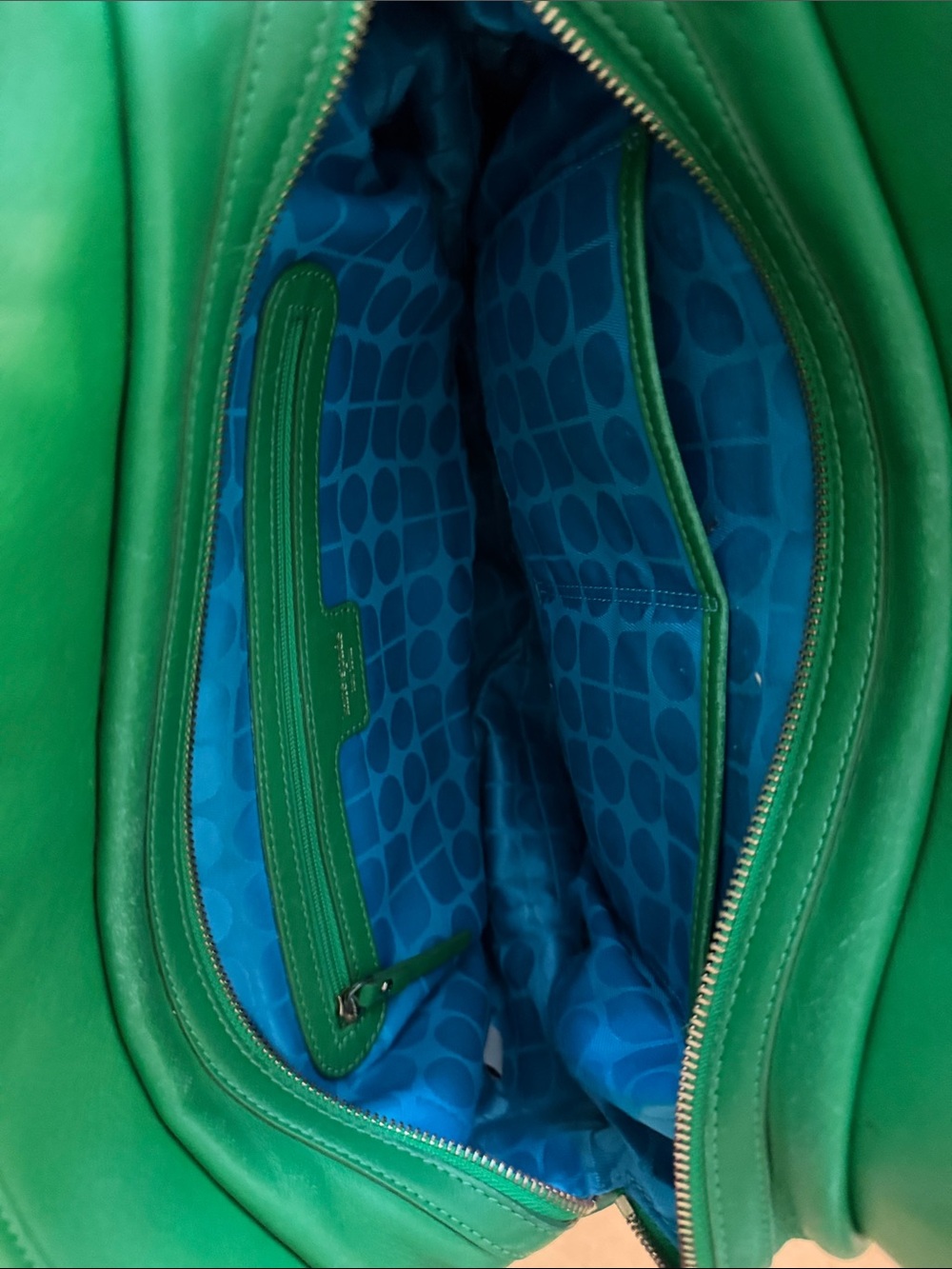 kate spade Green Leather Tote - Picture 2 of 5
